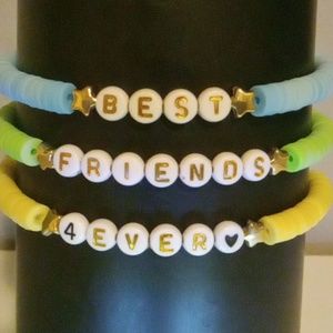 3 Best friends 4 ever bracelets